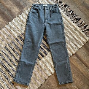 ☾ A&F curve love ankle straight ultra high rise jeans